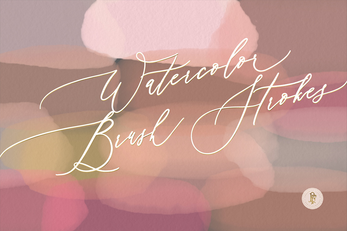 Watercolor Brush Strokes, a Texture Graphic by Freshmint Paperie (Photo 5 of 5)