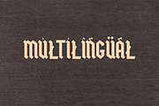Halkind Blackletter Font, a Blackletter Font by Canden Meutuah (Thumbnail 7 of 8)