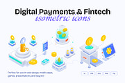 Payment and Fintech Isometric Icons, a Duotone Icon by Vectors Market (Thumbnail 1 of 6)