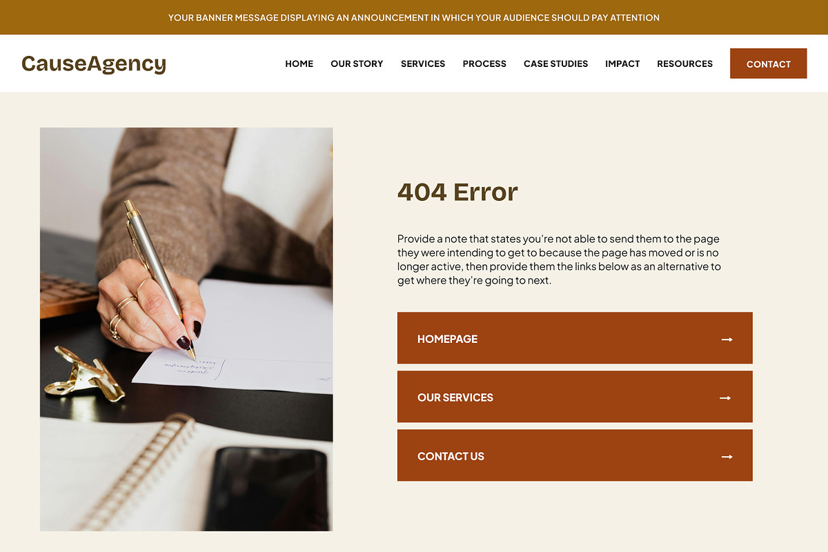 Social Enterprise Showit Template, a WordPress Template by Studio Humankind (Photo 5 of 20)