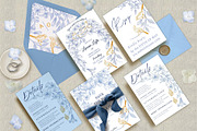Lovebirds Wedding Invite Bundle, an Invitation Template by Shwet Art (Thumbnail 1 of 8)