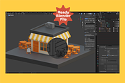 Isometric 3D Building Pack, an Architecture 3D Model by Dudukbersama (Thumbnail 4 of 4)