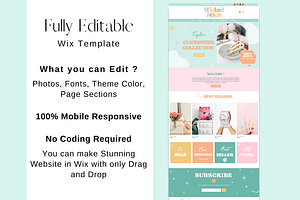 Wix Website Template