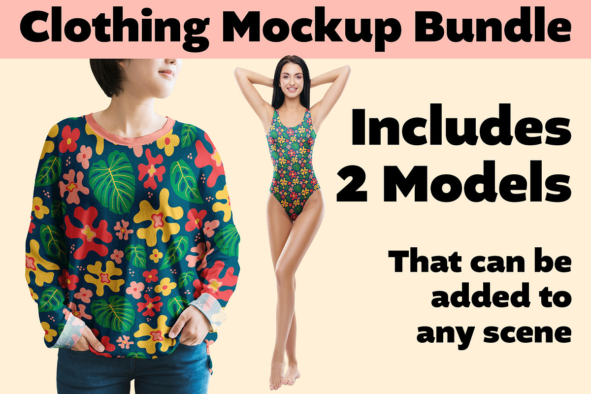 6 Piece Clothing Mockup Bundle, a Shirt Mockup by Carrie Cantwell (Photo 2 of 5)