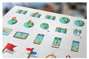 Geolocation Color Icons, an Icon by doghead (Thumbnail 2 of 3)