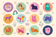 Hand drawn Dogs collection, an Animal Illustration by MoleskoStudio (Thumbnail 10 of 26)