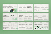 White Green Pitch Deck Google Slide, a Presentation Template by graphicook (Thumbnail 2 of 4)