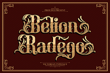 Belion Radego | Victorian Typeface