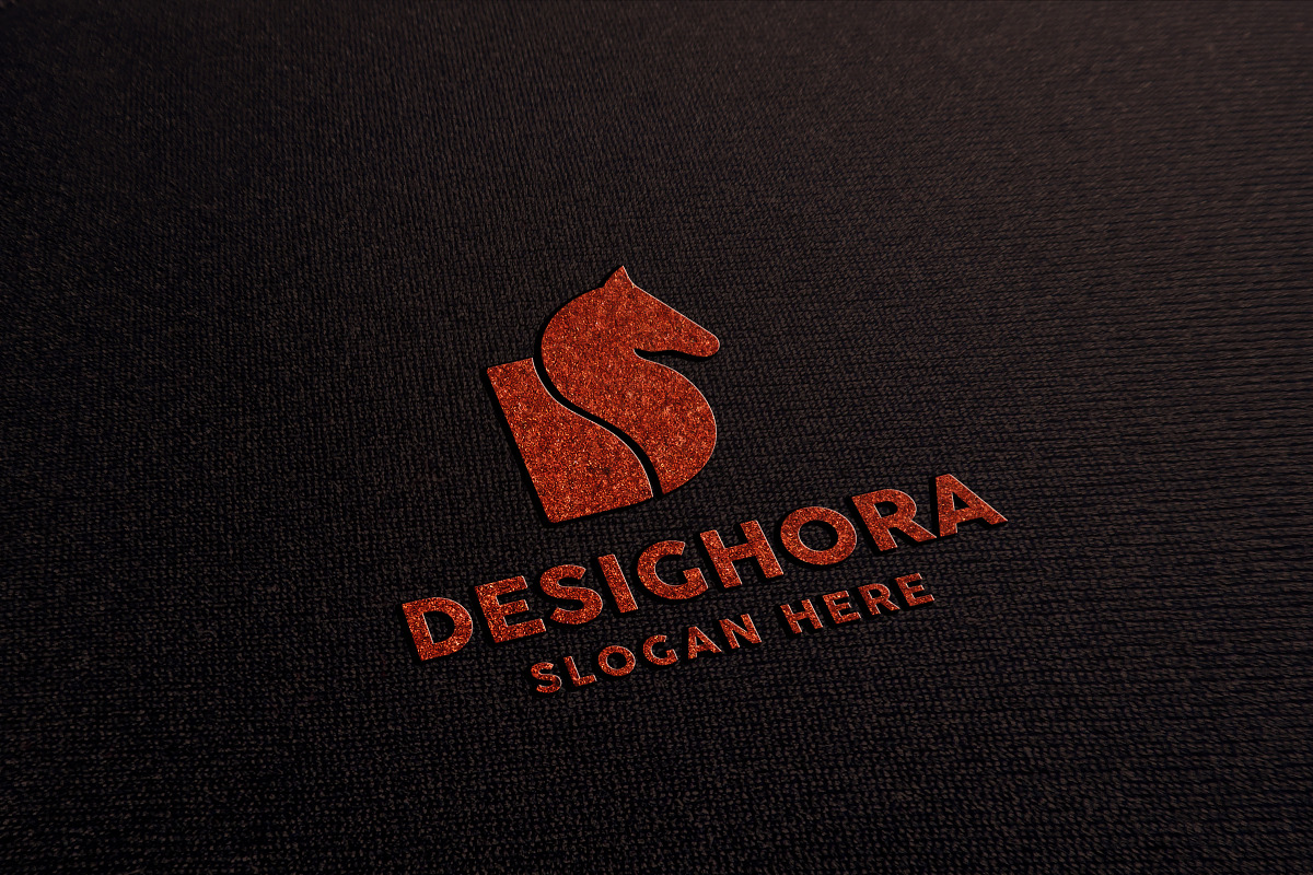 D Letter Horse Logo, a Branding & Logo Template by GladicMonster (Photo 2 of 13)