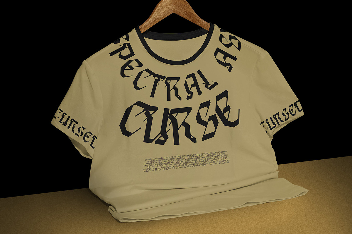 CS Noisy – Blackletter Font, a Blackletter Font by Craft Supply Co. (Photo 6 of 8)