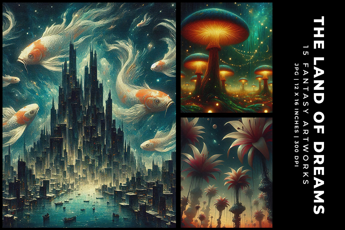 The Land of Dreams, a Decorative Illustration by Digital Art Creations (Photo 3 of 9)