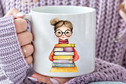 Whimsical Teacher Themed Clipart, an Illustration by Rose Art (Thumbnail 5 of 7)