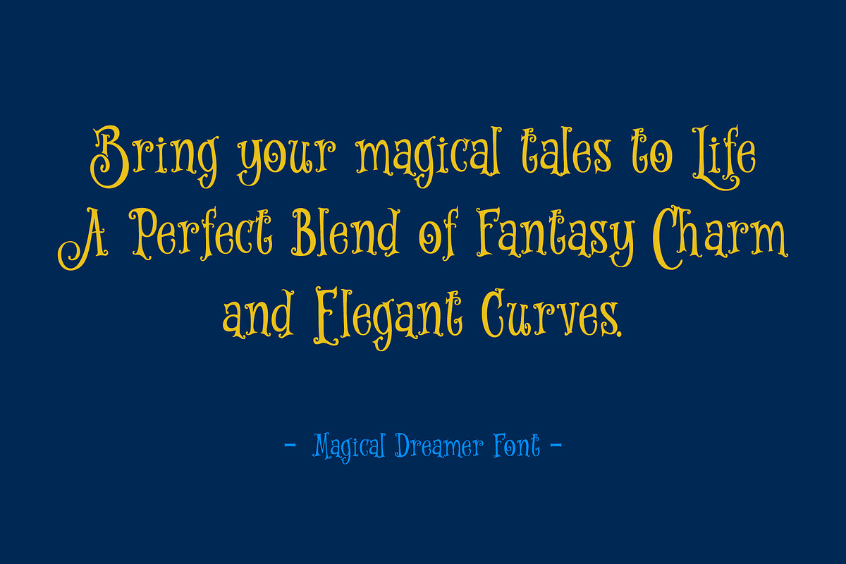 Magical Dreamer, a Serif Font by BBtypeStudios (Photo 7 of 11)