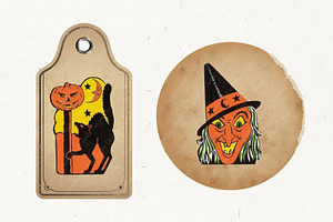 Vintage Halloween Clip Art II