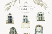 Watercolor Lemons Garden collection, a Decorative Illustration by ArtMaslyana (Thumbnail 6 of 14)