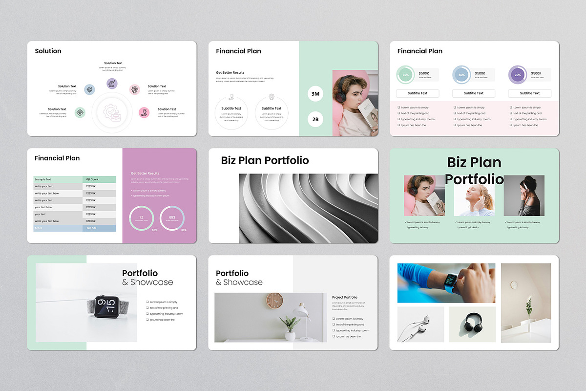 Business Plan PowerPoint Template, a Presentation Template by Design Vault (Photo 9 of 13)