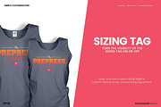 Men's Ghosted Singlet Templates, an Apparel Mockup by PrePress Toolkit (Thumbnail 4 of 6)