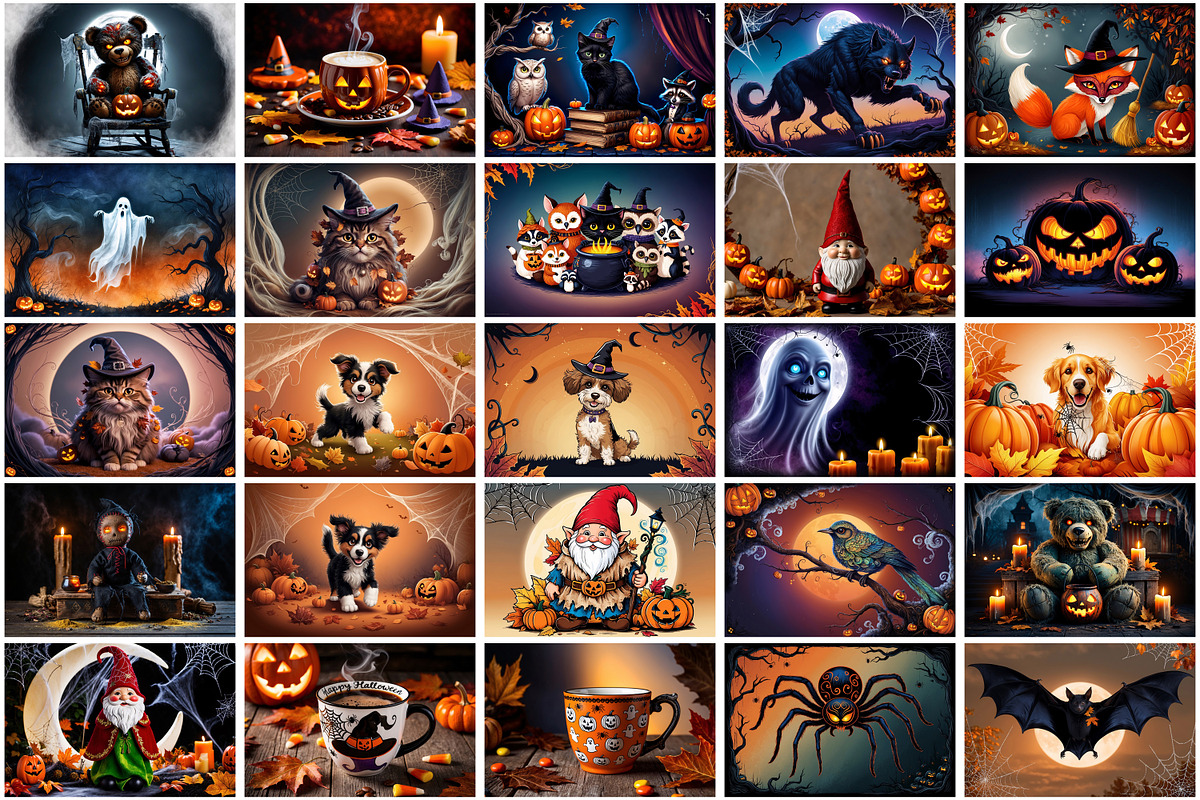 Halloween Background, a Background Graphic by Forhadx5 (Photo 5 of 14)
