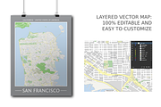 San Francisco Street Map - City Map, an Education Illustration by Cartorical (Thumbnail 2 of 4)