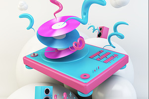 Dj turntable