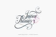 Ornatique script - 4 fonts, a Script Font by VP Fonts (Thumbnail 8 of 15)