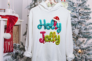 Holly Jolly Png Christmas Faux Yarn, an Illustration by designcity5 (Thumbnail 8 of 8)