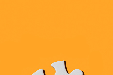 white puzzle piece, in mobile stories format, a Wallpaper Photo by Nito