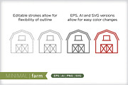 Minimal farm icons, an Outline Icon by Picture Window (Thumbnail 5 of 5)