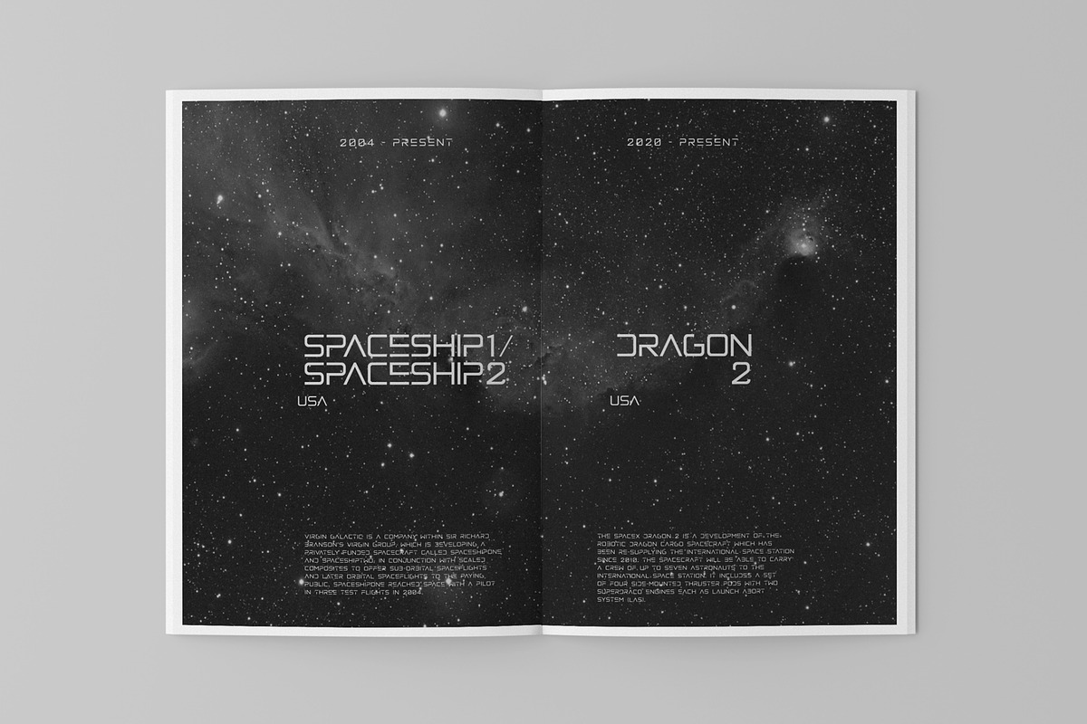 Realtro - Futuristic Font, a Sans Serif Font by Studio Siv (Photo 6 of 7)