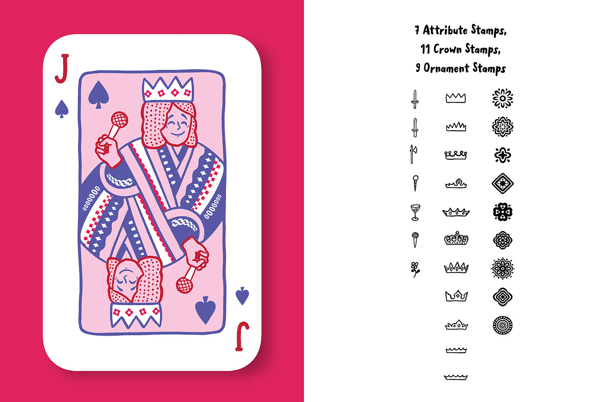 Whimsy Playing Cards for Procreate, a Brush Add-On by Pencil Twist (Photo 8 of 11)