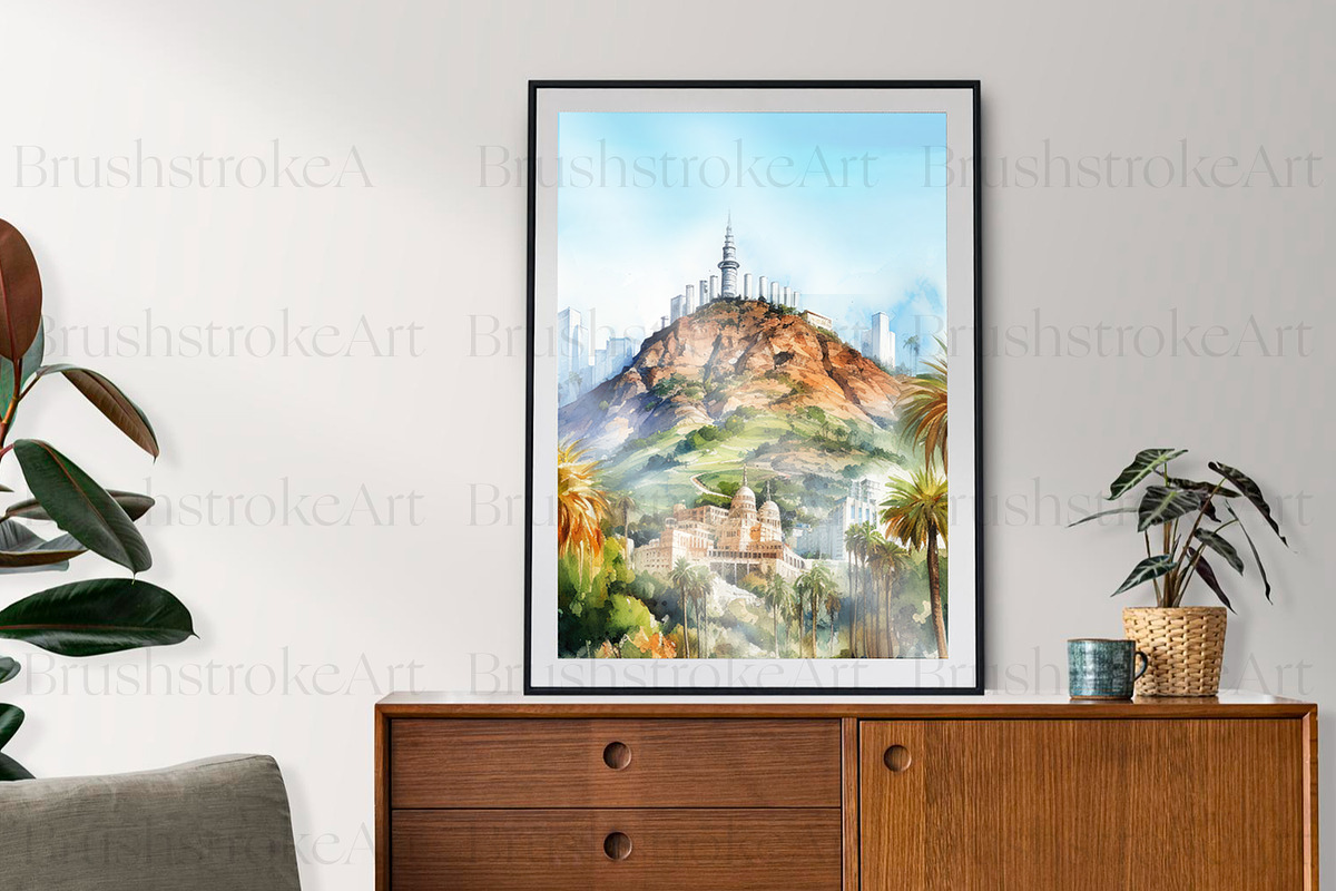Watercolor Movie, Theatre, Popcorn, a Decorative Illustration by BrushstrokeArtGB (Photo 7 of 9)