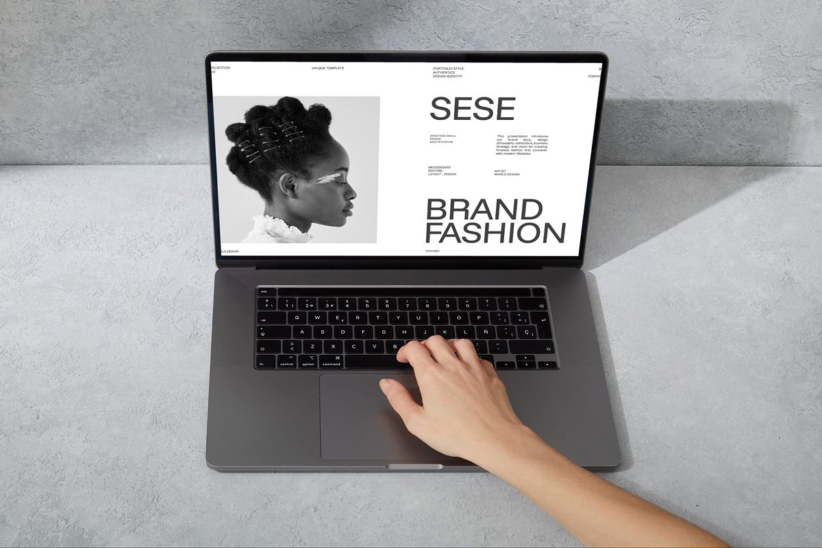 SESE - Brand Fashion Keynote, a Presentation Template by Creatorism (Photo 1 of 9)
