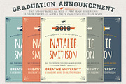 Graduation Announcement, an Invitation Template by Every Tuesday (Thumbnail 1 of 3)