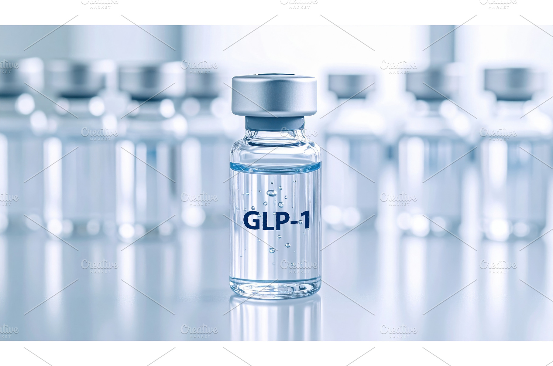 GLP-1 medicine vial representing, a Health & Medical Photo by Igor Tichonow