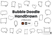 Bubble Doodle HandDrawn Illustration, an Object Graphic by SLAB! Design (Thumbnail 1 of 3)