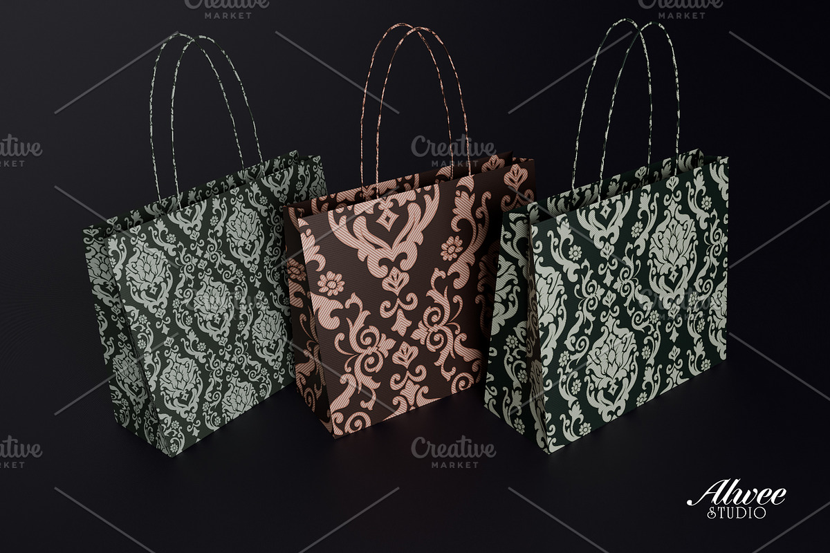 Damask Vector Seamless Pattern, a Pattern Graphic by Alwee Studio (Photo 3 of 7)