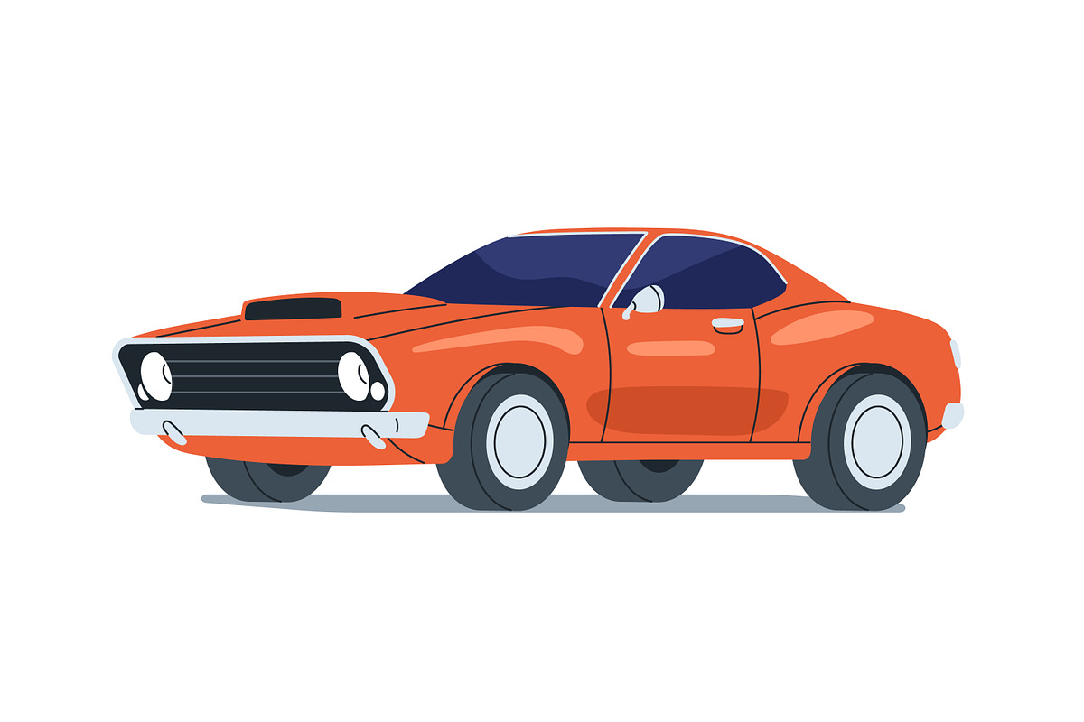 Auto vehicles, passenger cars set, a Transportation Illustration by Good Studio (Photo 2 of 11)