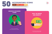 50 Accounting Icons, an Outline Icon by Dighital (Thumbnail 4 of 10)