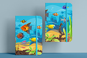 Seascape 1, a Decorative Illustration by Yulia Ogneva (Thumbnail 3 of 4)