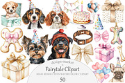 Watercolor Dog Breeds Clipart, an Illustration by Design Market (Thumbnail 1 of 5)