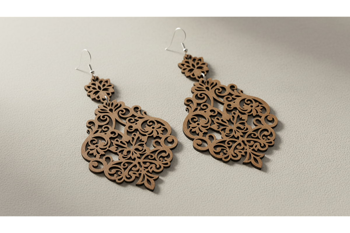 Garden Bloom Earring Set, a Graphic by musafir_fashion (Photo 3 of 11)