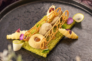 Still life of gourmet starter, a Photo by Grafvision photography