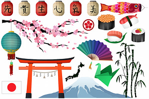 Japanese & Asian Clipart Vector, PNG, a Food Illustration by Kenna Sato Designs
