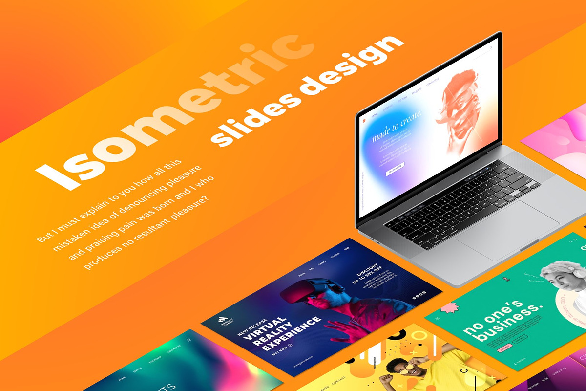 Isometric Slides Design PowerPoint, a Presentation Template by Presentation Templates (Photo 20 of 23)