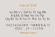 Unical - Modern Luxury Font, a Serif Font by Pixesia Studio (Thumbnail 11 of 12)