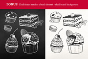 Desserts Sketchy illustrations, a Food Illustration by Sonya Illustrations (Thumbnail 4 of 9)