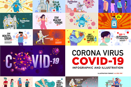 Corona Virus - Covid-19 Illustration
