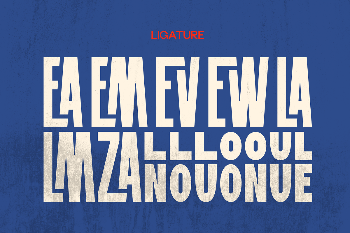 Anque – Modern Bold Condensed Font, a Sans Serif Font by MaikoHatta (Photo 5 of 8)