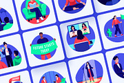 Young Leaders Dream Illustration Set, a Technology Illustration by Brickclay (Thumbnail 6 of 10)