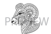 12 Zodiac signs,Sun and Moon, an Animal Illustration by Somjai King (Thumbnail 4 of 15)